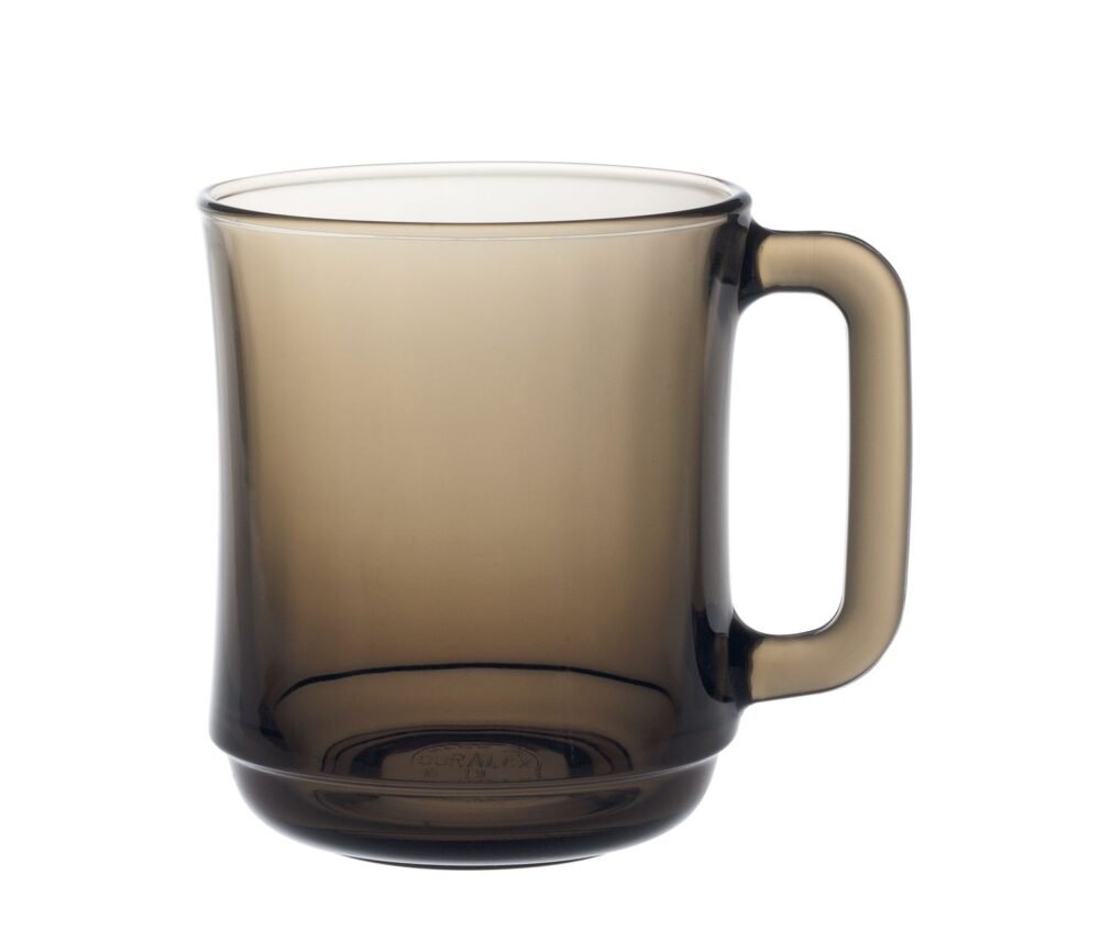 Stiklinė su rankena LYS SEPIA, Duralex, 0,31L, Rudas, 6 vnt., ⌀80x(H)100mm