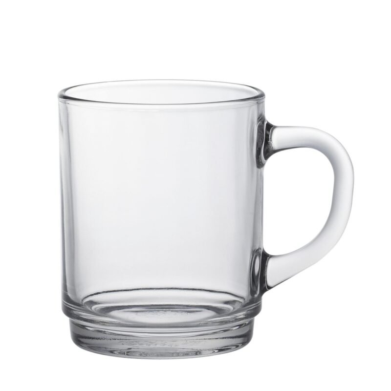 Stiklinė su rankena VERSAILLES, Duralex, 0,26L, Permatomas, 6 vnt., ⌀72x(H)89mm