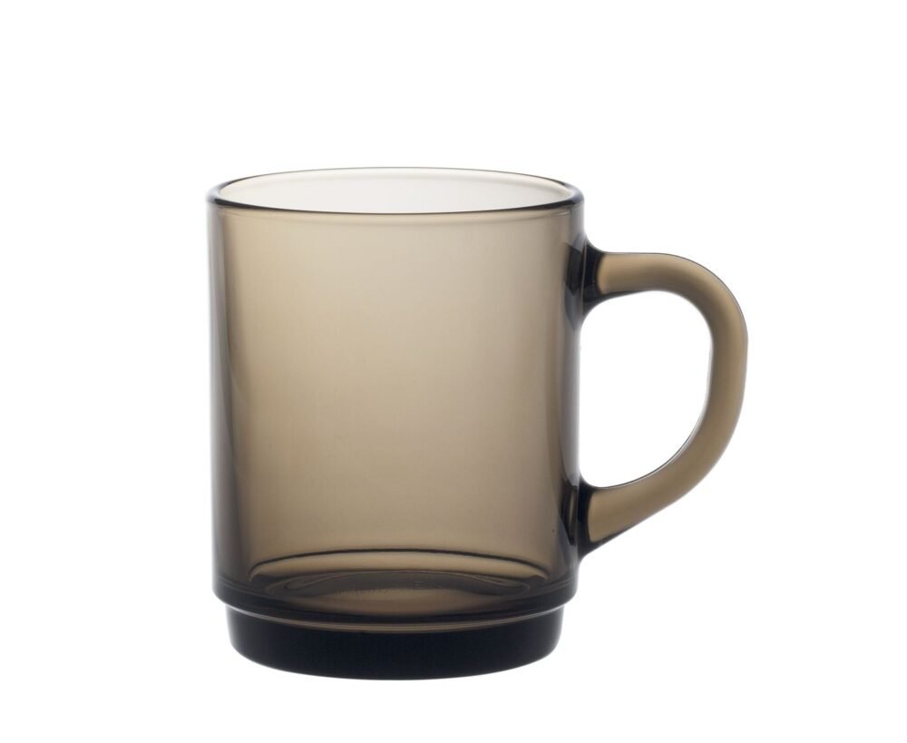 Stiklinė su rankena VERSAILLES SEPIA, Duralex, 0,26L, Rudas, 6 vnt., ⌀72x(H)89mm