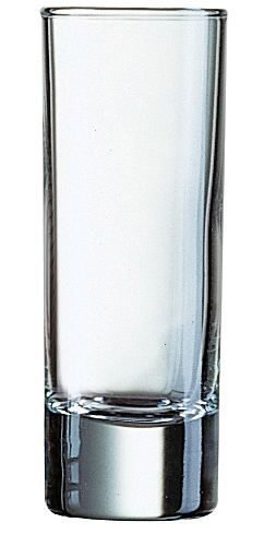Stikliukas degtinei Islande, Arcoroc, 60 ml, 0,06L, ⌀38x(H)105mm