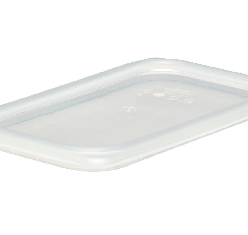 Dangtelis Camwear tik GN konteineriams iš serijos Camwear iš skaidraus polipropileno, Cambro, GN 1/4, Permatomas, 265xx(H)mm