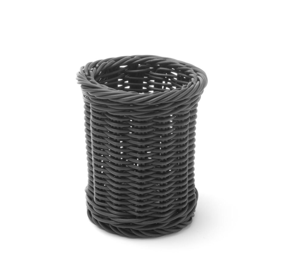 Krepšelis stalo įrankiams, HENDI, Juodas, ⌀100x(H)120mm