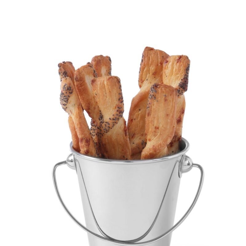 Mažas kibirėlis užkandžiams su rankenėle, HENDI, ⌀87x(H)93mm