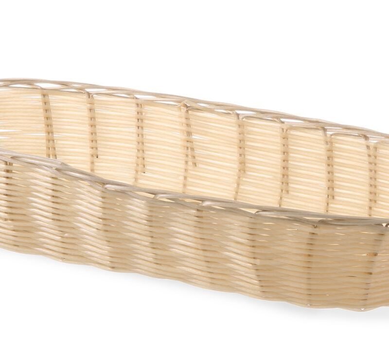 Ilgas ovalo formos krepšelis, HENDI, 375x140x(H)70mm