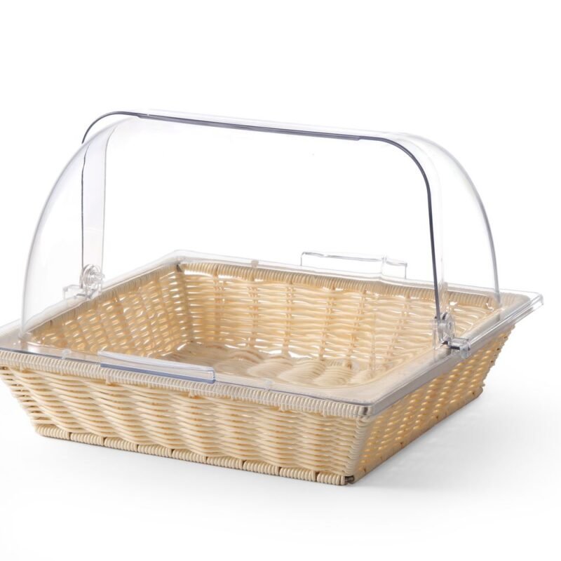 Duonos ir kepinių krepšelis su dangčiu Rolltop, HENDI, krepšelis su dangčiu, GN 2/3, 365x335x(H)245mm