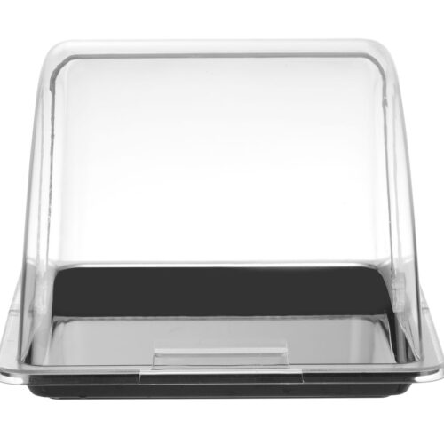 Vieno aukšto Roll-top vitrinėlė, HENDI, GN 1/2, Juodas, 325x265mm
