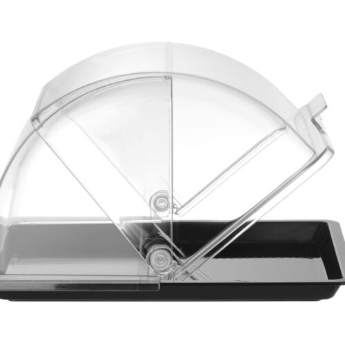 Vieno aukšto Roll-top vitrinėlė, HENDI, GN 1/2, Juodas, 325x265mm