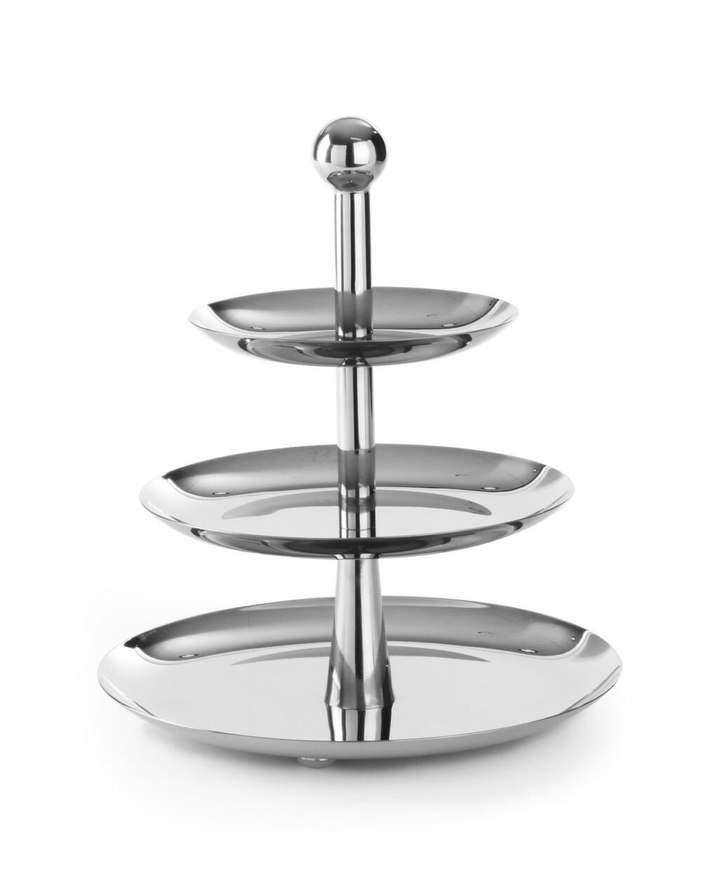 Sulankstomas 3 aukštų pyragėlių padėklas, HENDI, ⌀268x(H)320mm