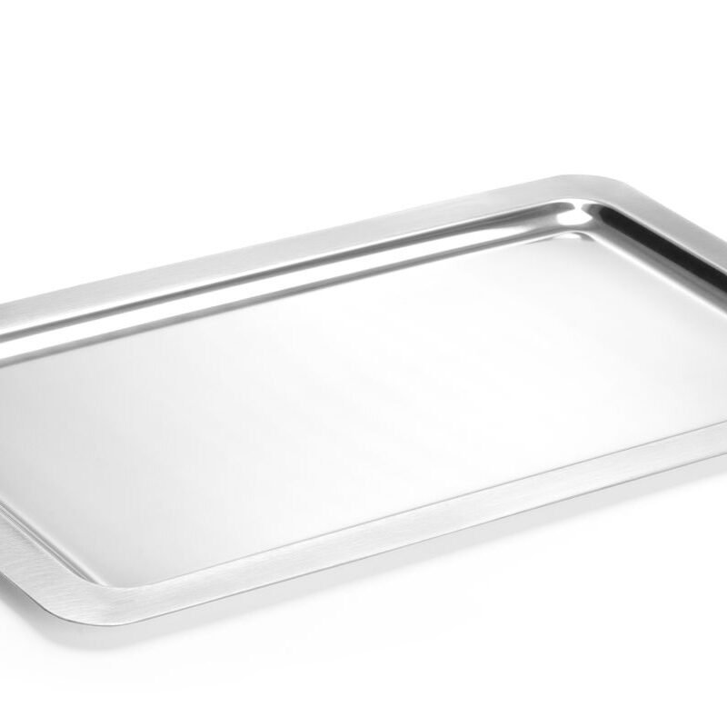 Banketo padėklas GN 1/1 matiniu kraštu, HENDI, 530x325x(H)13mm