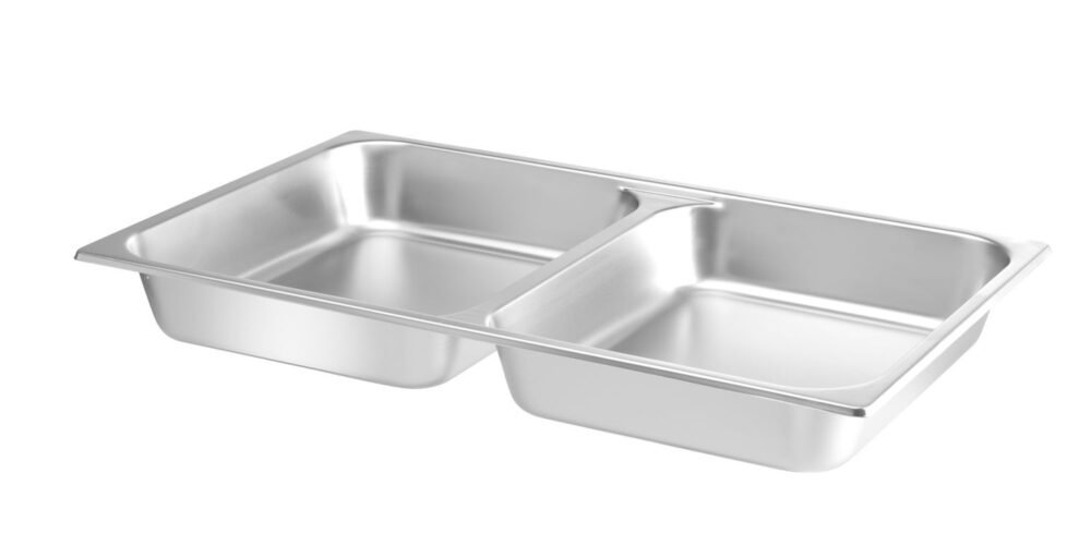Indas maistui GN 1/1, padalintas, HENDI, 7,5L, 530x325x(H)65mm