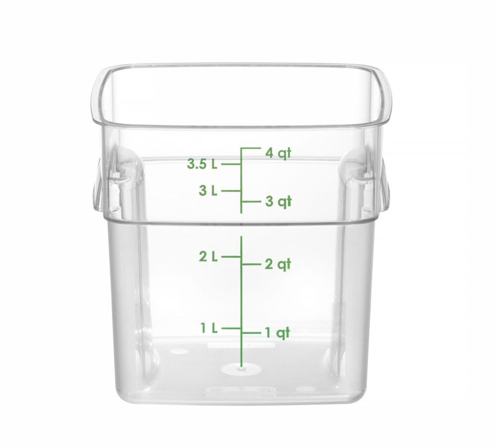 Maisto talpykla CamSquares Fresh Pro , Cambro, 3,8L, Permatomas, 191x191x(H)183mm