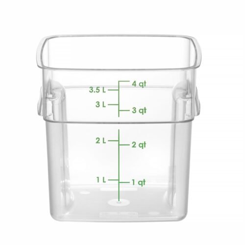 Maisto talpykla CamSquares Fresh Pro , Cambro, 3,8L, Permatomas, 191x191x(H)183mm