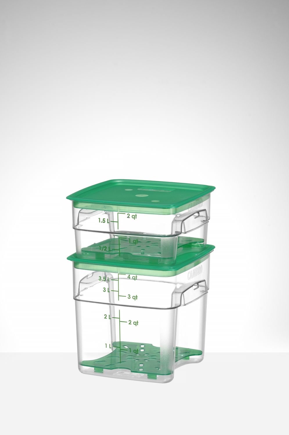Maisto talpykla CamSquares Fresh Pro , Cambro, 3,8L, Permatomas, 191x191x(H)183mm