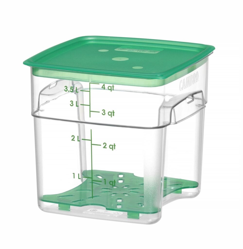 Maisto talpykla CamSquares Fresh Pro , Cambro, 3,8L, Permatomas, 191x191x(H)183mm