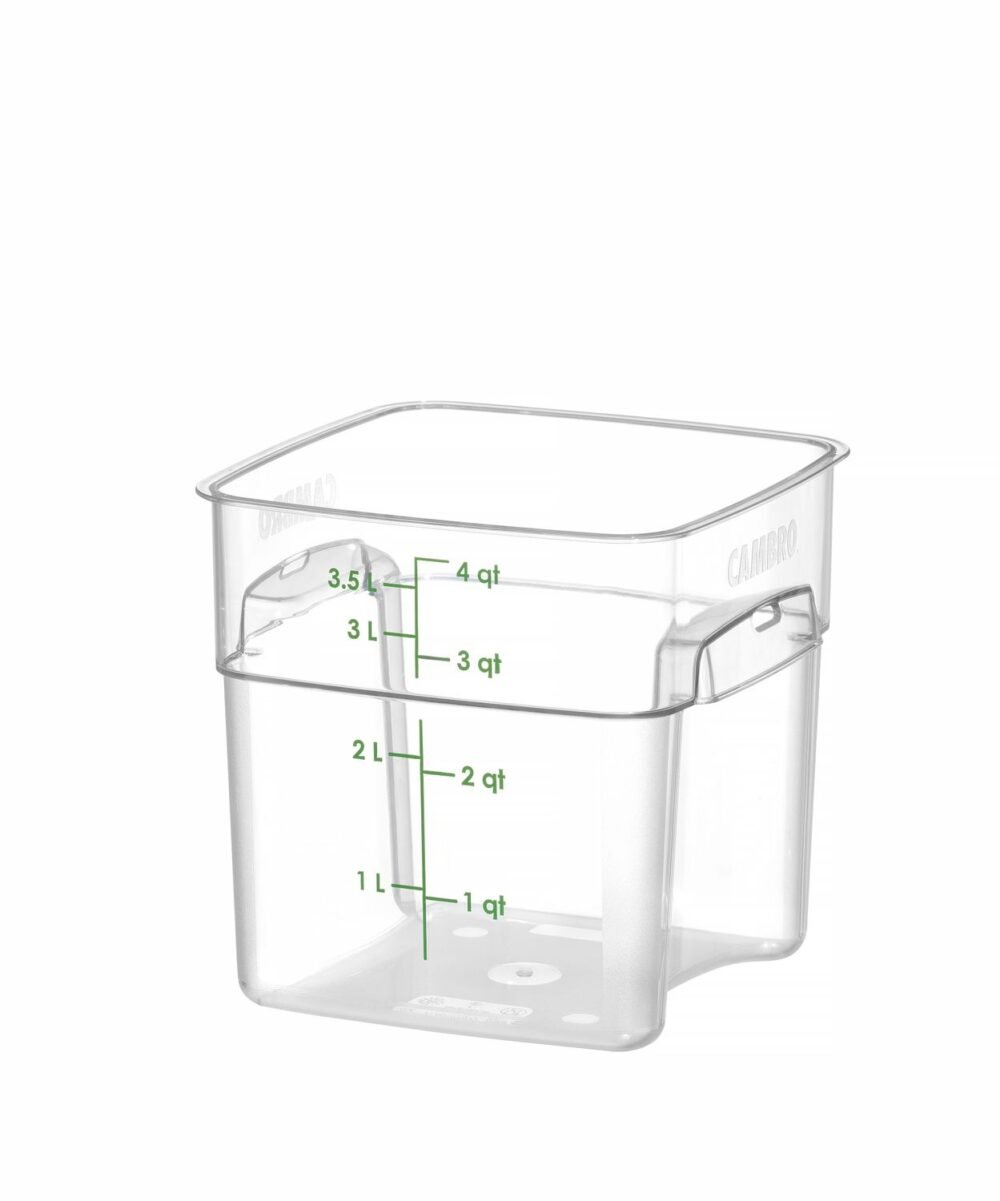 Maisto talpykla CamSquares Fresh Pro , Cambro, 3,8L, Permatomas, 191x191x(H)183mm