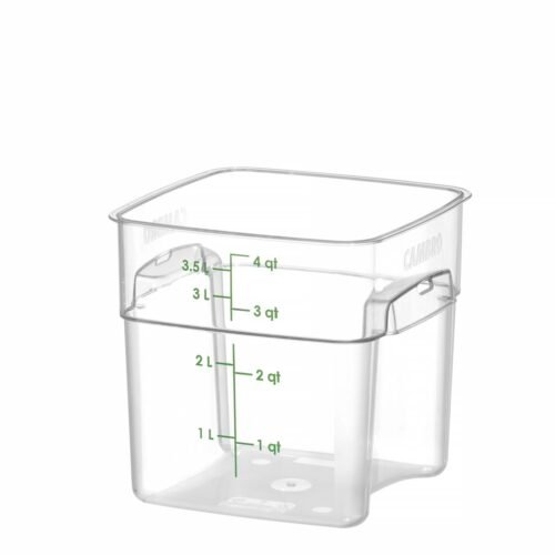 Maisto talpykla CamSquares Fresh Pro , Cambro, 3,8L, Permatomas, 191x191x(H)183mm
