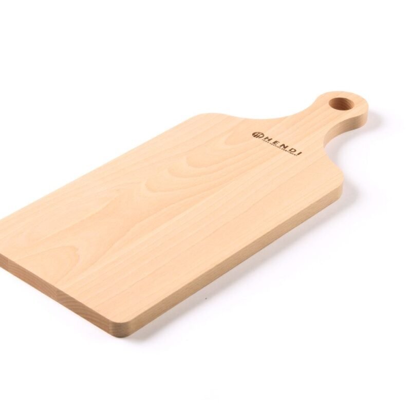 Pjaustymo lentelė su rankena, HENDI, Šviesi mediena, 390x160mm
