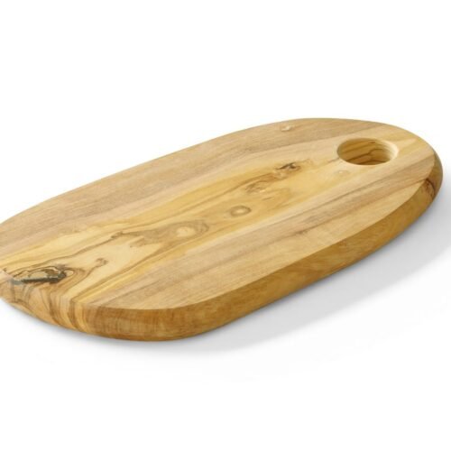 Alyvuogių medžio serviravimo padėklas, su anga, HENDI, 250x165x(H)18mm