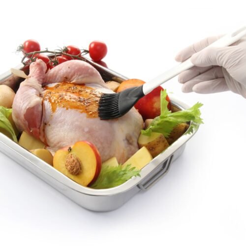 Silikoninis konditerinis teptukas, HENDI, 230x45mm