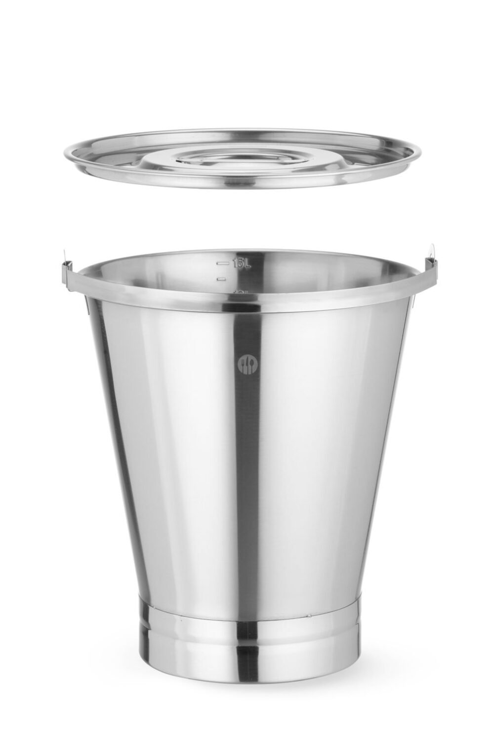Kibiras su apvadu Profi Line, HENDI, Profi Line, 15L, ⌀305x(H)330mm