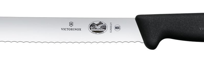 Duonos peilis, Victorinox, Juodas, (L)348mm