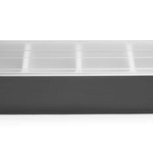 Barmeno dėžutė gėrimų priedams – 4 įdėklai, BarUp, 480x150x(H)100mm