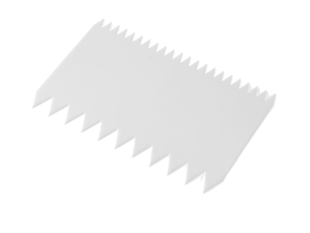Stačiakampio formos tešlos gremžtukas-šukos – 6 vnt. komplektas, HENDI, 6 vnt., 110x72mm