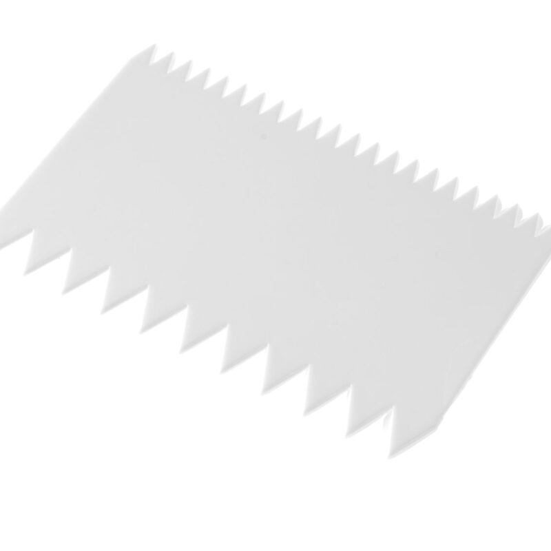 Stačiakampio formos tešlos gremžtukas-šukos – 6 vnt. komplektas, HENDI, 6 vnt., 110x72mm