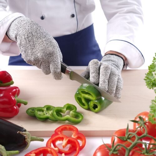 Nuo pjūvio apsaugančios pirštinės, sertifikuotos – 2 vnt. rinkinys., HENDI, 2 vnt., (L)260mm