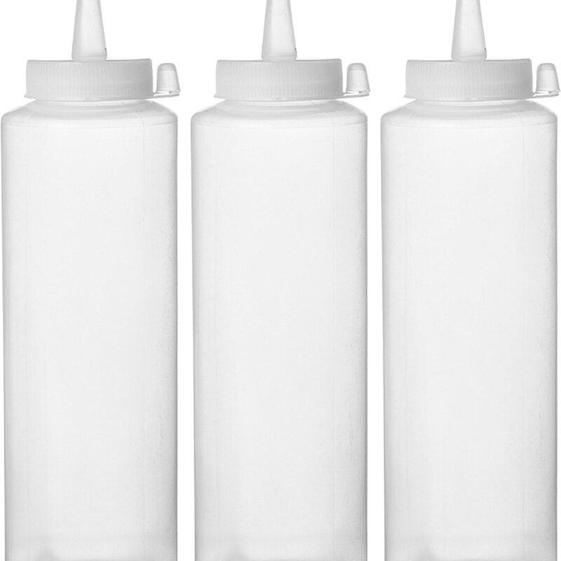 Šaltųjų padažų dalytuvai - 3 vnt., HENDI, 0,2L, Permatomas, 3 vnt., ⌀50x(H)185mm