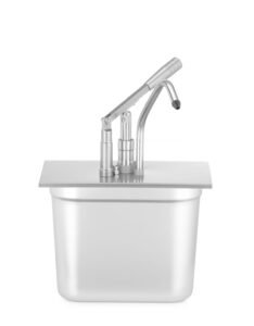 558140_OBW_2022_04_IMGP4845 Serviravimo padėklas iš polipropileno, neslystantis, apvalus, juodas, HENDI, ⌀360x(H)20mm