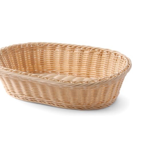 Ovalios formos duonos ir bandelių krepšelis, HENDI, 380x270x(H)90mm
