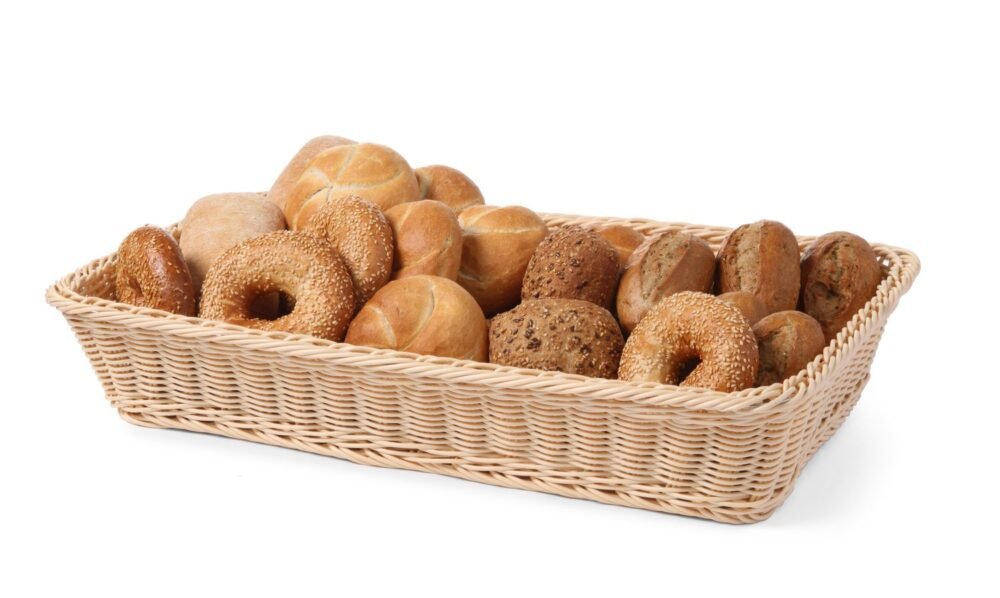 Stačiakampio formos duonos ir bandelių krepšelis GN 1/1, HENDI, 530x320x(H)90mm