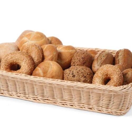 Stačiakampio formos duonos ir bandelių krepšelis GN 1/1, HENDI, 530x320x(H)90mm