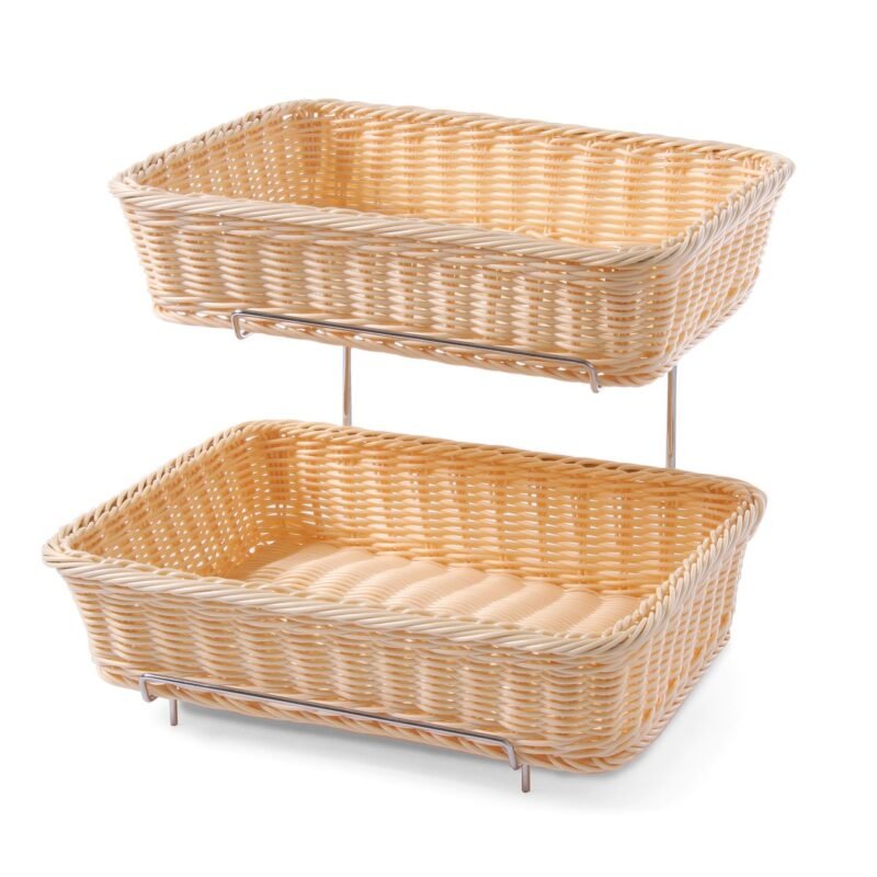 Stačiakampio formos duonos ir bandelių krepšelis GN 1/2, HENDI, 360x280x(H)290mm