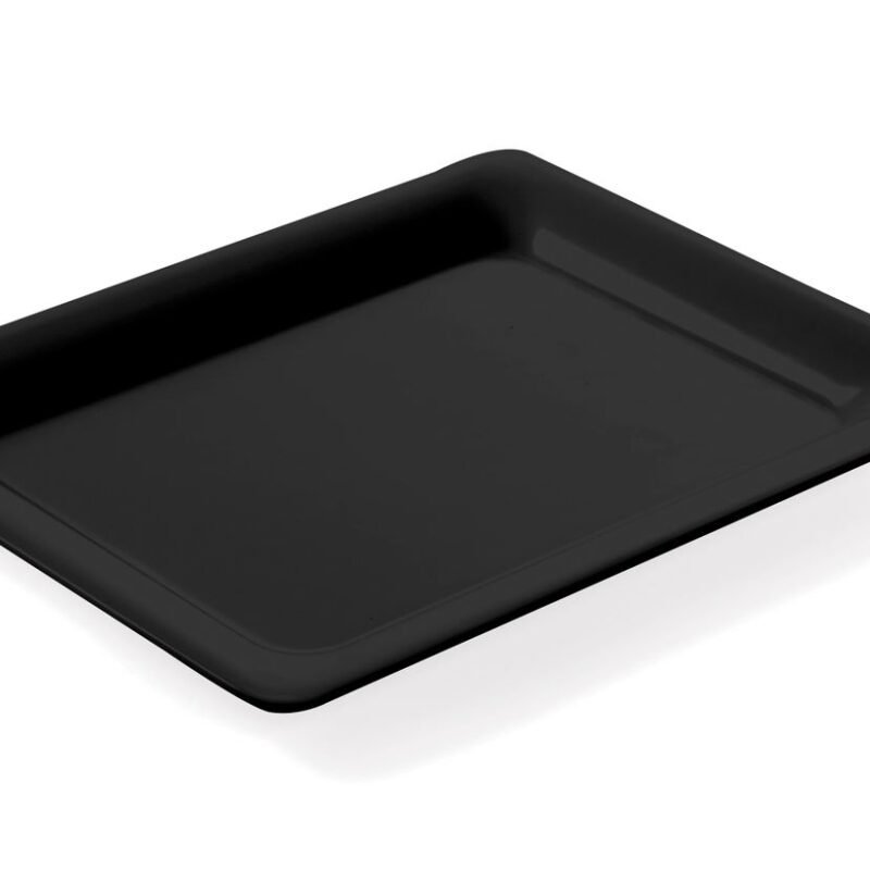 Serviravimo padėklai iš melamino, APS, GN 1/2, Juodas, 325x265x(H)30mm