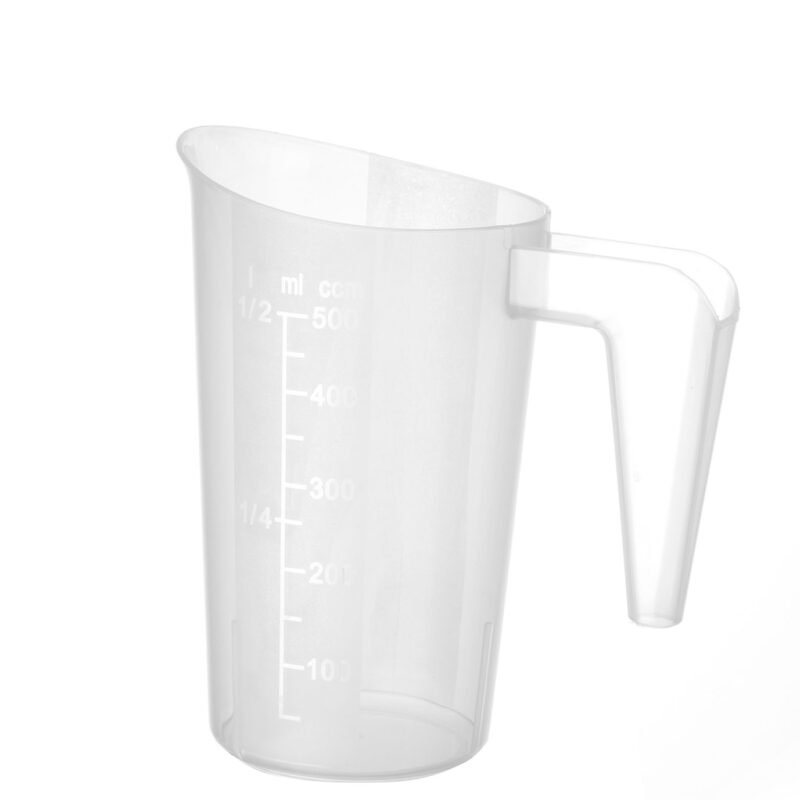 Matavimo indas iš polipropileno, dedamas vienas ant kito, HENDI, 0,5L, ⌀95x(H)136mm