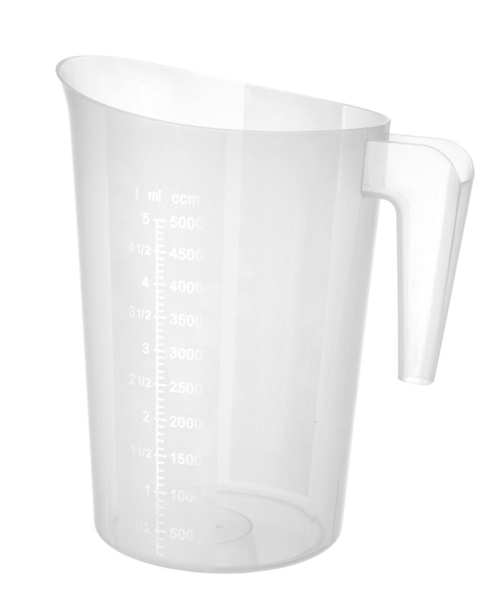 Matavimo indas iš polipropileno, dedamas vienas ant kito, HENDI, 5L, ⌀210x(H)270mm