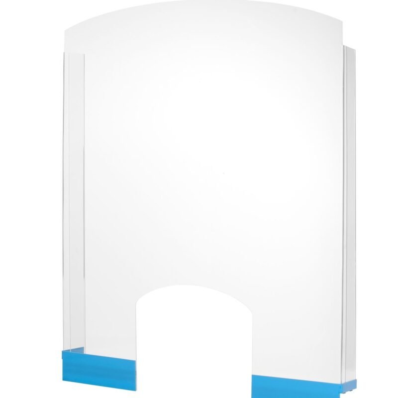 Organinio stiklo pertvara, HENDI, Permatomas, 850x700mm