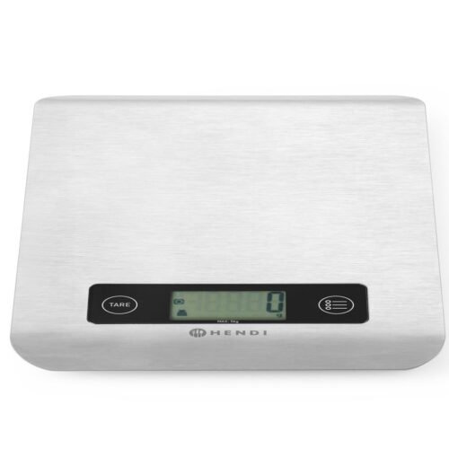 Virtuvinės svarstyklės 5 kg, HENDI, 169x218x(H)13mm
