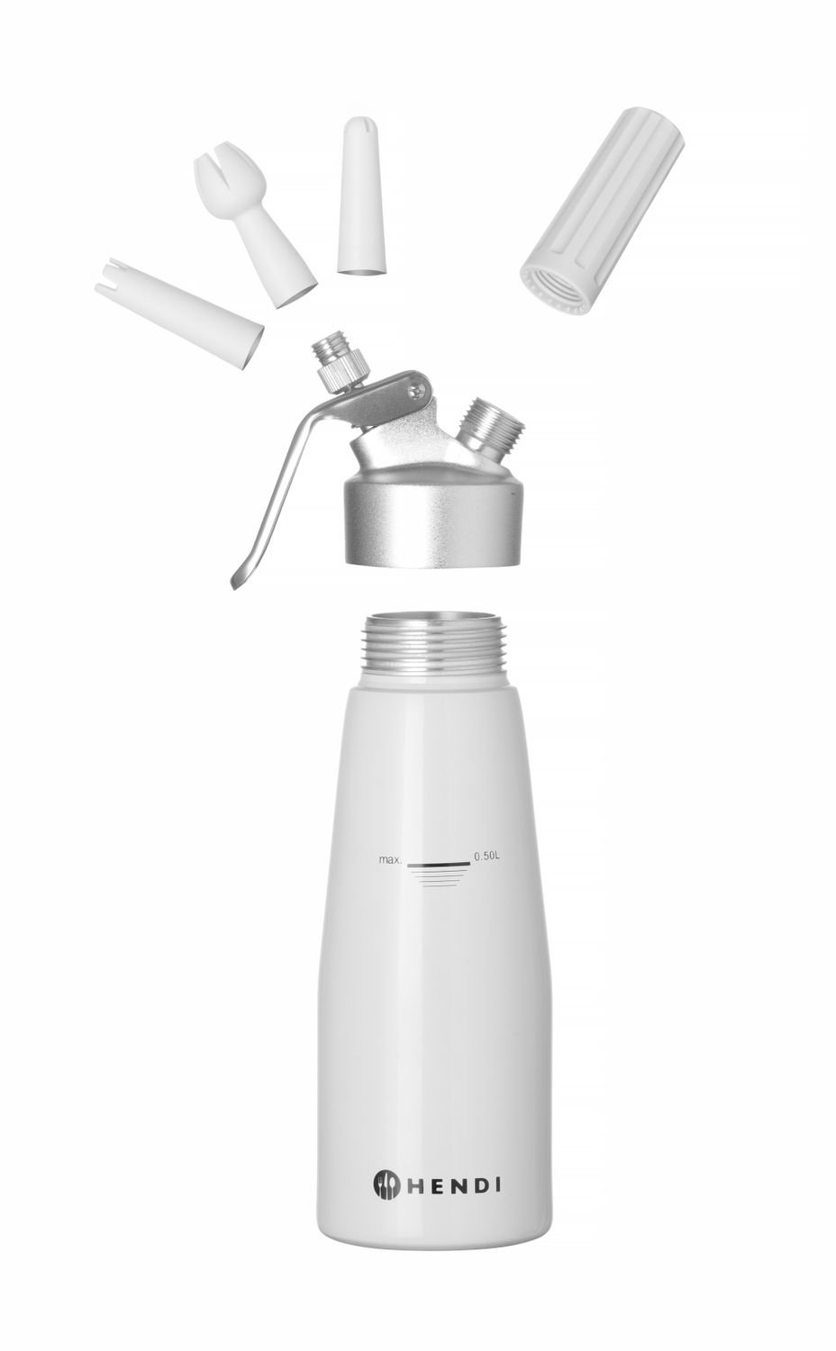 Grietinėlės plakiklis, HENDI, Kitchen Line, 0,5L, ⌀80x(H)260mm