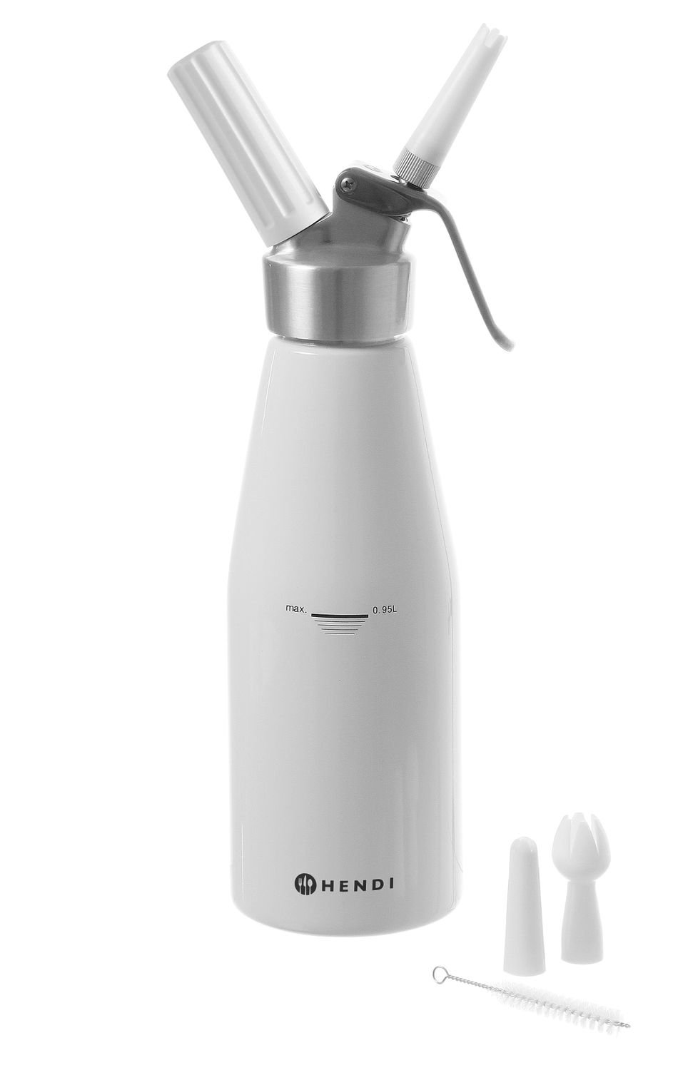 Grietinėlės plakiklis, HENDI, Kitchen Line, 0,95L, ⌀95x(H)320mm
