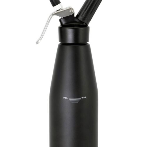 Grietinėlės plakiklis, HENDI, Kitchen Line, 0,95L, Juodas, ⌀95x(H)320mm