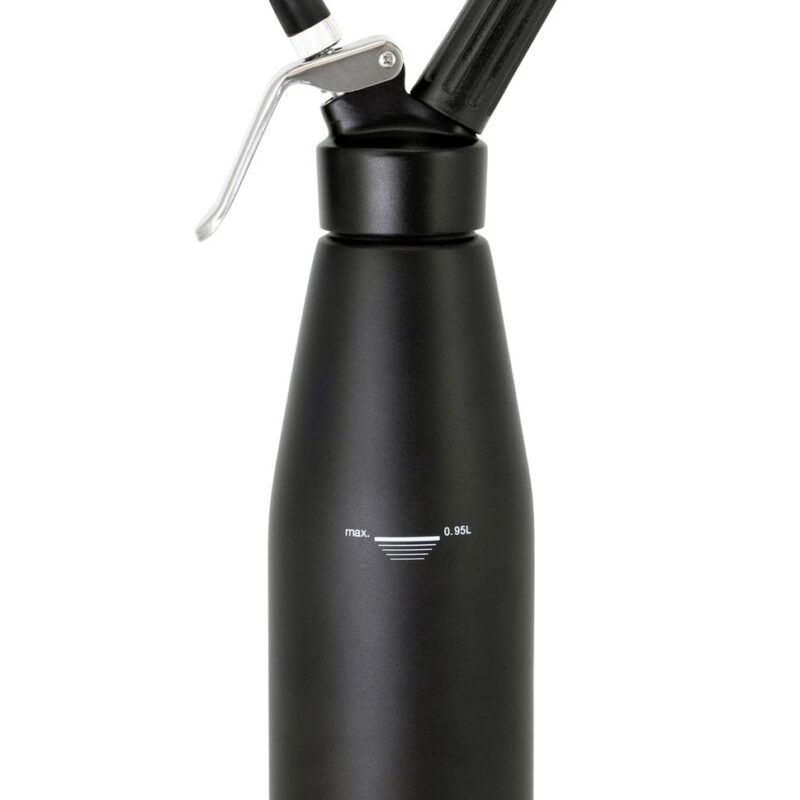 Grietinėlės plakiklis, HENDI, Kitchen Line, 0,95L, Juodas, ⌀95x(H)320mm