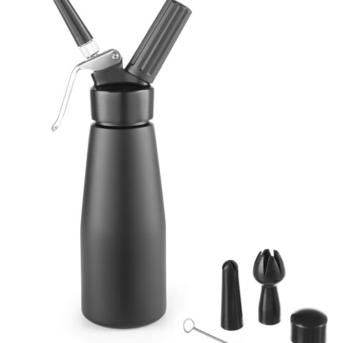 Grietinėlės plakiklis, HENDI, Kitchen Line, 0,5L, Juodas, ⌀80x(H)260mm