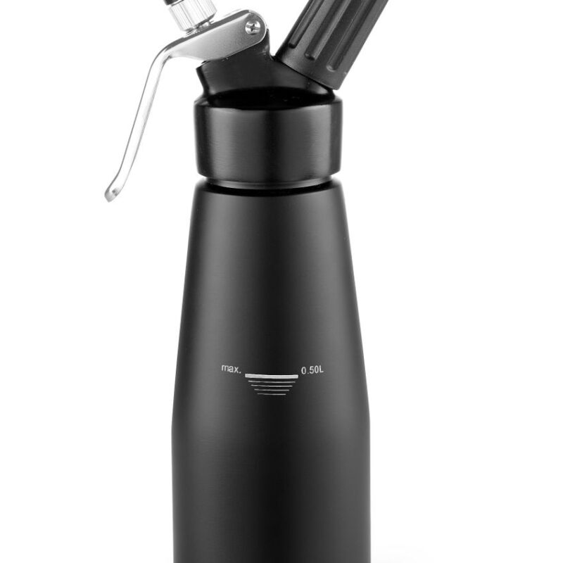 Grietinėlės plakiklis, HENDI, Kitchen Line, 0,5L, Juodas, ⌀80x(H)260mm