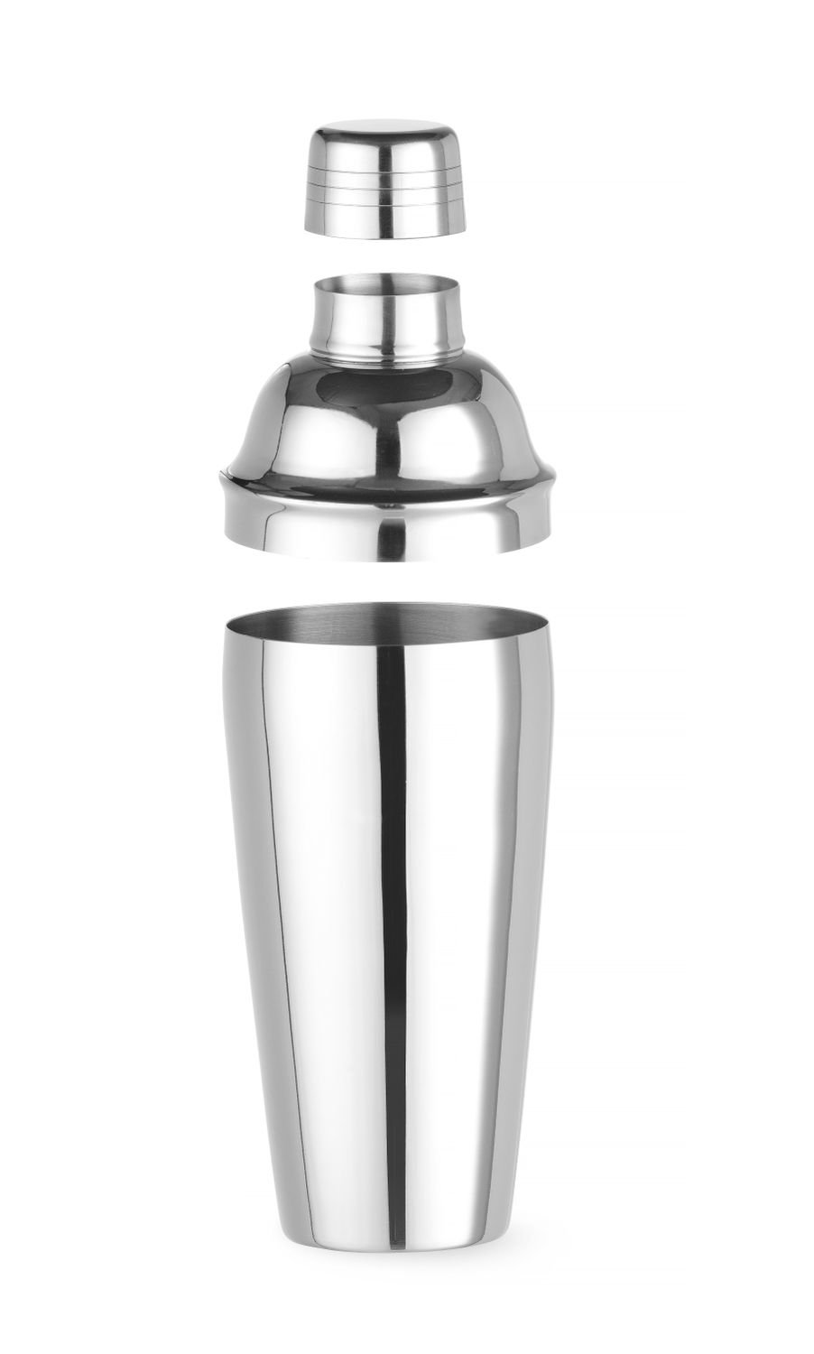 Plaktuvė kobleris, 3 dalių, BarUp, 0,75L, ⌀80x(H)240mm