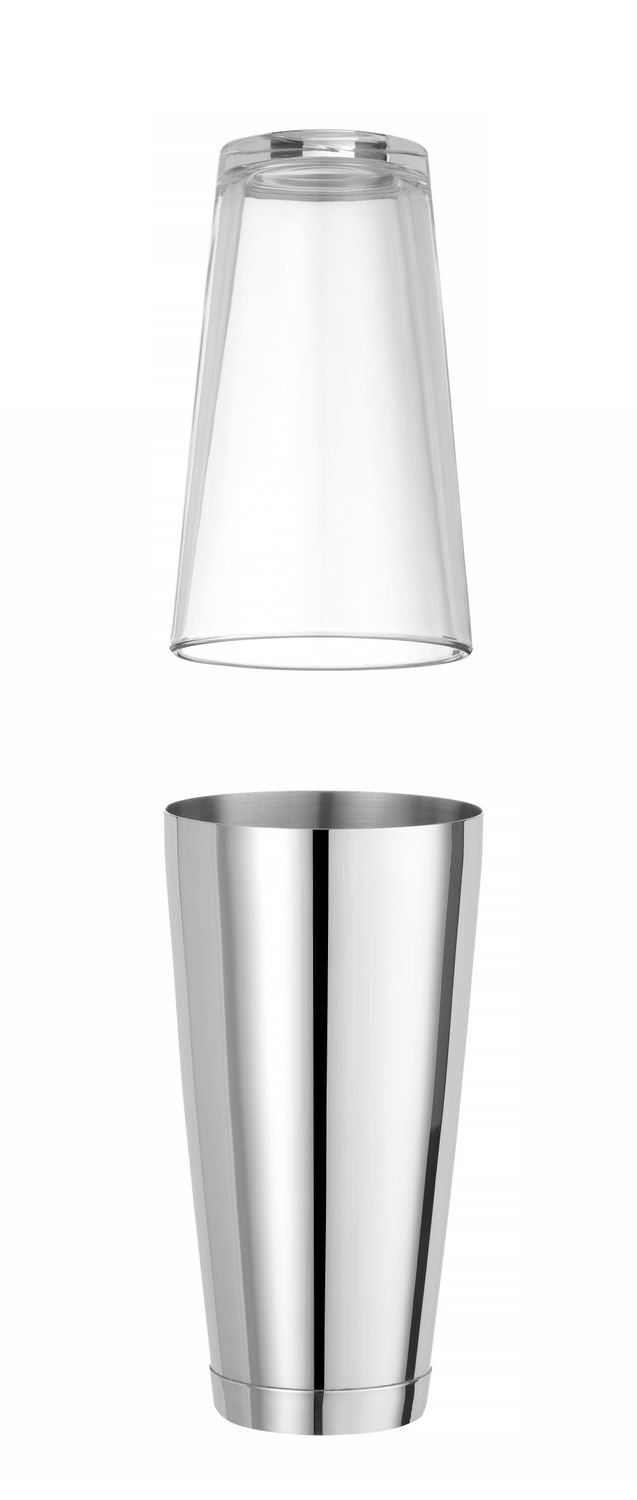 Bostono kokteilių plaktuvė (šeikeris), BarUp, 0,8L, ⌀90x(H)175mm