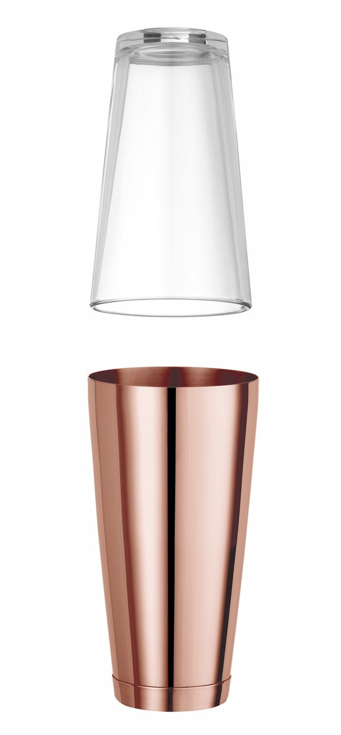 Bostono kokteilių plaktuvė (šeikeris), BarUp, 0,8L, Varis, ⌀90mm