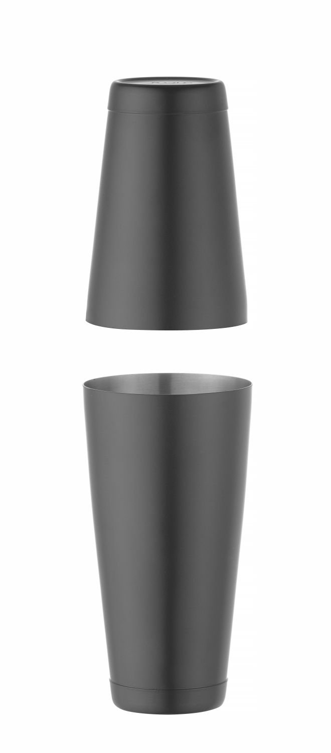 Bostono plaktuvė „Tin-on-Tin“, BarUp, 0,8L, Juodas, ⌀90mm